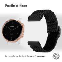 imoshion Bracelet en nylon élastique  - Connexion universelle 18 mm - Noir