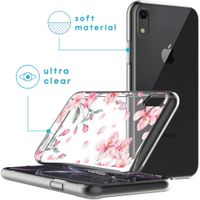 imoshion Coque Design iPhone Xr - Fleur - Rose