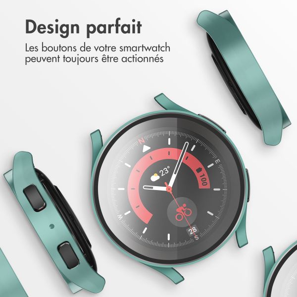 imoshion Coque rigide à couverture complète Samsung Galaxy Watch 6 - 44 mm - Vert foncé