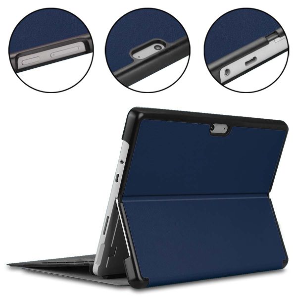 imoshion Coque tablette Trifold Microsoft Surface Pro 8 - Bleu foncé