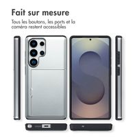 imoshion Coque arrière avec porte-cartes Samsung Galaxy S25 Ultra - Gris