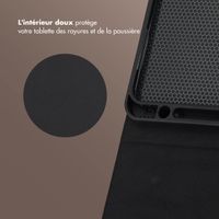 Selencia Coque tablette Riva Apple iPad Air 11 pouces (2025) M3 / (2024) M2 / Air 5 (2022) / Air 4 (2020) - Noir