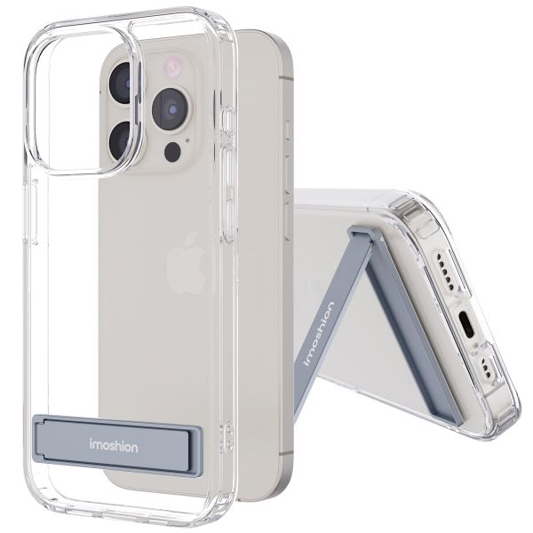 imoshion Coque Stand Apple iPhone 15 Pro - Transparent