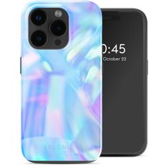 Selencia Coque arrière Vivid Tough avec MagSafe iPhone 15 Pro Max - Holographic Blue Dream