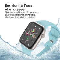 imoshion Bracelet en silicone⁺ Apple Watch Series 1 á 9 / SE (38/40/41 mm) | Series 10 (42 mm) - Bleu Saphir - Taille S/M