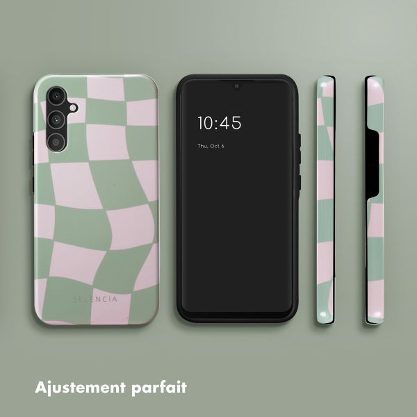 Selencia Coque arrière Vivid Tough Samsung Galaxy A34 (5G) - Groovy Sage Green