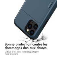 imoshion Coque arrière avec porte-cartes Apple iPhone 11 Pro - Bleu foncé