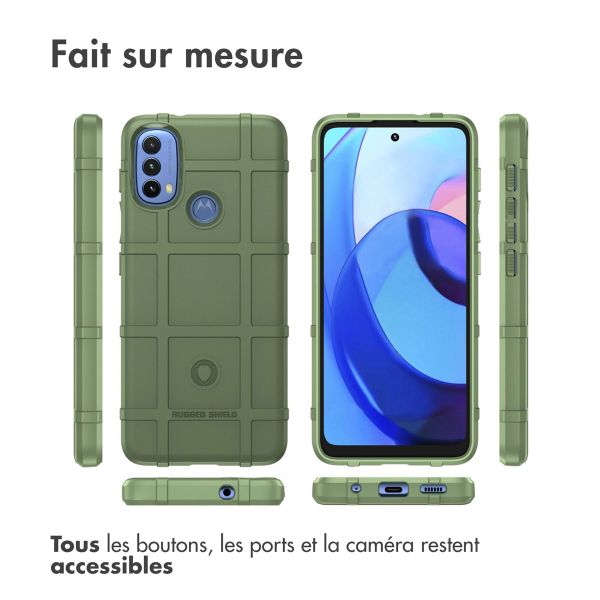 imoshion Coque Arrière Rugged Shield Motorola Moto E20 / E30 / E40 - Vert