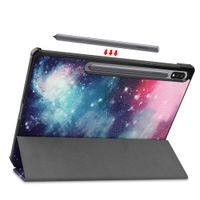 imoshion Coque tablette Design Trifold Galaxy Tab S8 Plus / S7 Plus / S7 FE 5G - Space