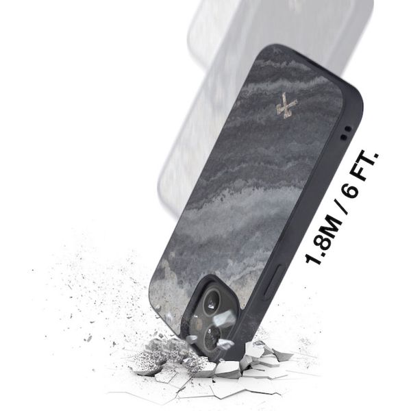 Woodcessories Coque Bumper MagSafe Apple iPhone 14 - Real Slate Stone
