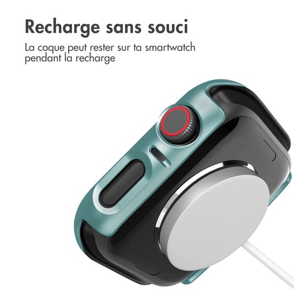 imoshion Coque rigide à couverture complète Apple Watch 4 / 5 / 6 / SE - 44 mm - Vert foncé