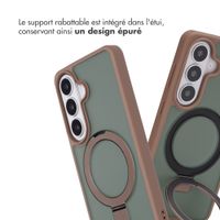 Accezz Coque Ring Stand avec MagSafe Samsung Galaxy S26 - Marron