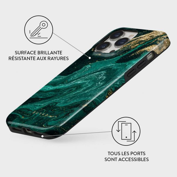 Burga Coque Tough MagSafe iPhone 15 Pro - Emerald Pool