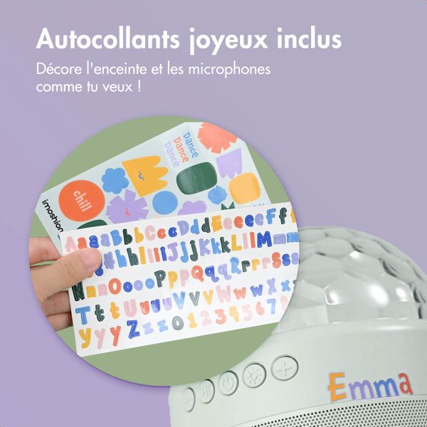 imoshion Sing & Shine Karaoke Set - Enceinte et 2 micros - Lavender Lilac