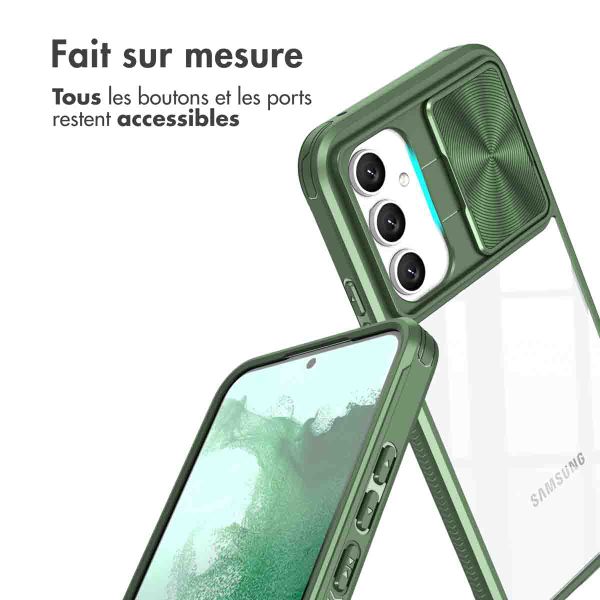 imoshion Coque arrière Camslider Samsung Galaxy A54 (5G) - Vert foncé