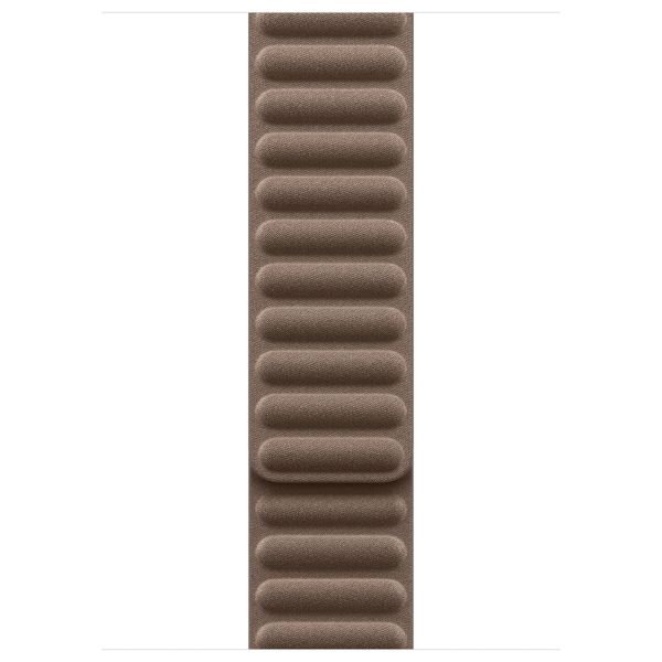 Apple Bracelet à maillons magnétique FineWoven Apple Watch Series 1 t/m 11 / SE / Ultra (44/45/46/49 mm) - Taille M/L - Taupe