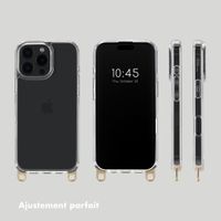 Selencia Coque arrière avec crochets amovibles Apple iPhone 16 Pro Max - Transparent