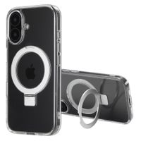 Accezz Coque Ring Stand avec MagSafe Apple iPhone 16 - Transparent