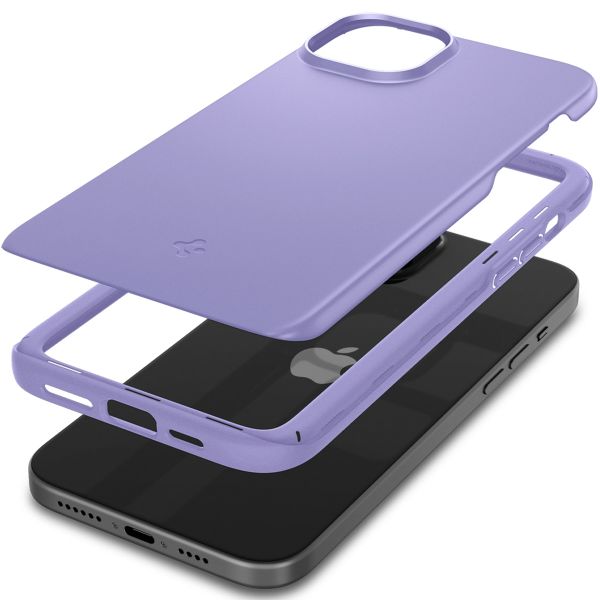 Spigen Coque Thin Fit Apple iPhone 15 - Iris Purple