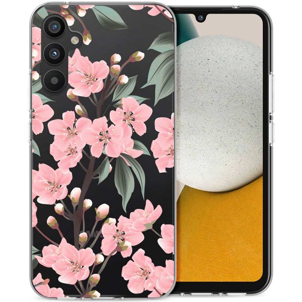 imoshion Coque Design Samsung Galaxy A34 (5G) - Fleur - Rose / Vert