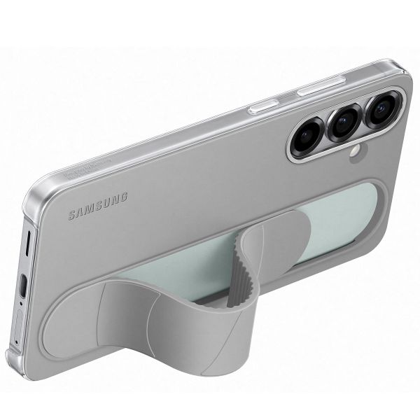 Samsung Coque arrière originale Standing Grip Samsung Galaxy S25 Plus - Gris