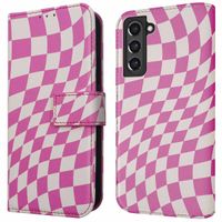 imoshion Étui de téléphone portefeuille Design Samsung Galaxy S21 FE - Retro Pink