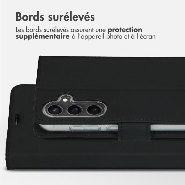 Accezz Étui de téléphone portefeuille Wallet Samsung Galaxy S23 FE - Noir 