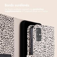 imoshion Étui de téléphone portefeuille Design Samsung Galaxy A51 - Desert Dots