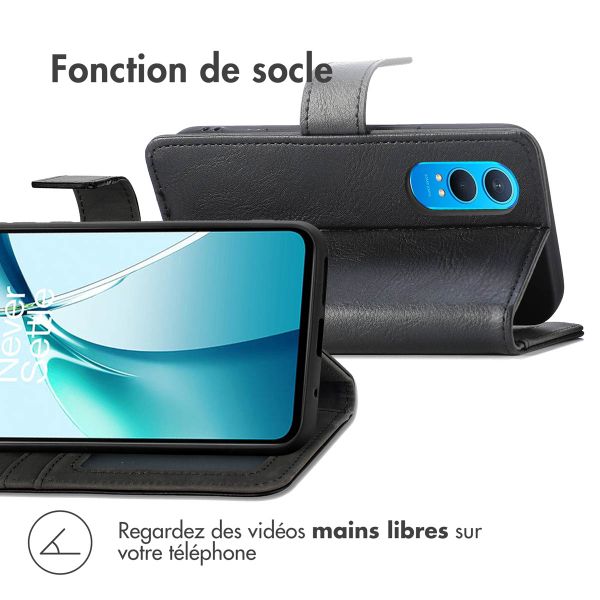 imoshion Étui de télephone portefeuille OnePlus Nord CE 4 Lite 5G - Noir