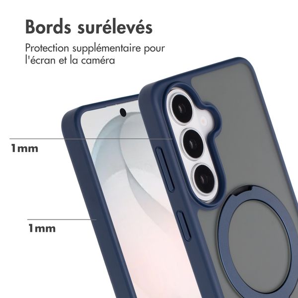 Accezz Coque Ring Stand avec MagSafe Samsung Galaxy S26 - Bleu