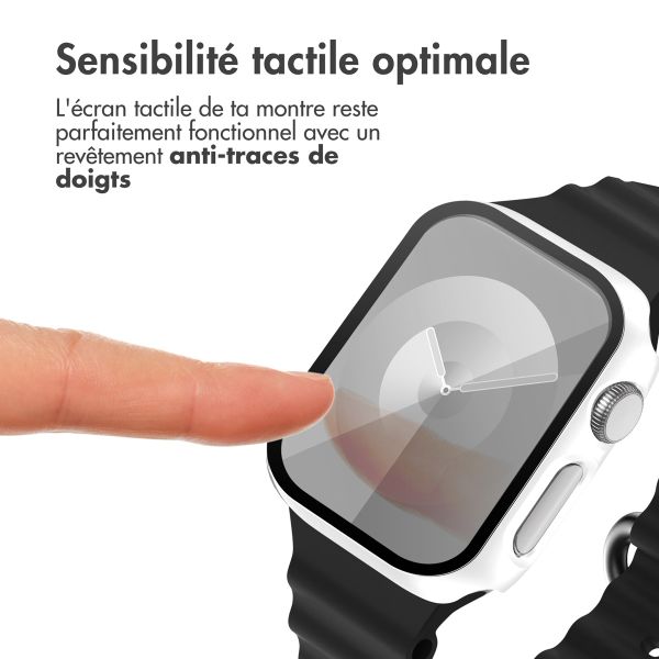 imoshion Coque rigide à couverture complète Apple Watch 1 / 2 / 3 - 38 mm - Blanc