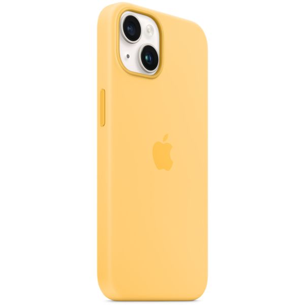 Apple Coque en silicone MagSafe Apple iPhone 14 - Sunglow