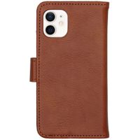 imoshion Étui de télephone portefeuille de luxe Apple iPhone 12 Mini - Marron