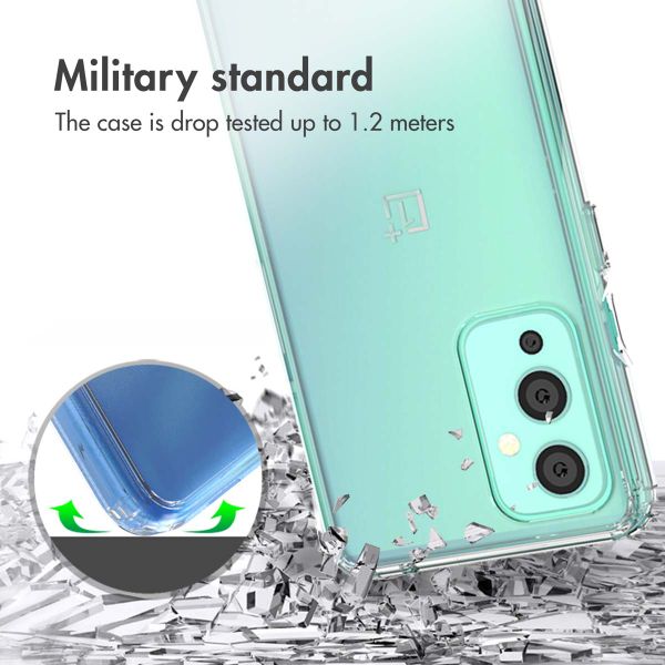 Accezz Coque Xtreme Impact OnePlus 9 - Transparent