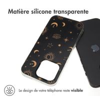 imoshion Coque Design Apple iPhone 15 Pro - Sky Black Transparent