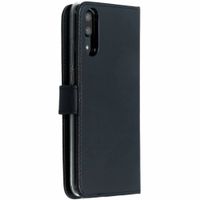 Selencia Étui de téléphone en cuir véritable Huawei P20