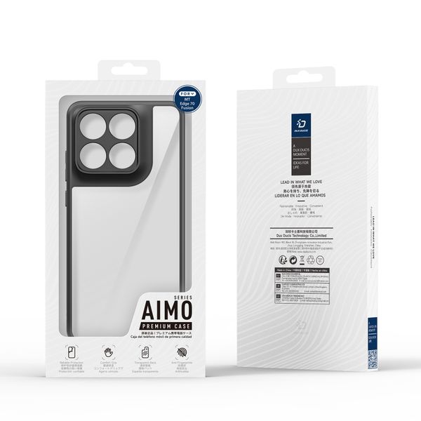 Dux Ducis Coque arrière Aimo Motorola Edge 70 Fusion - Transparent