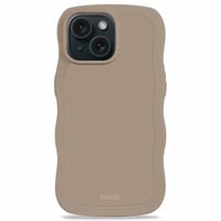 Holdit Coque Wavy Apple iPhone 14/15 Plus - Mocha Brown