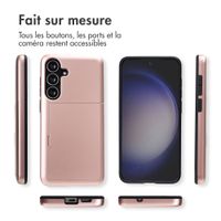 imoshion Coque arrière avec porte-cartes Samsung Galaxy S25 FE - Rose Doré