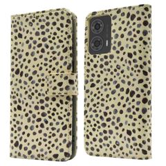 imoshion Étui de télephone portefeuille Design Motorola Moto G24 Power - Black And White Dots