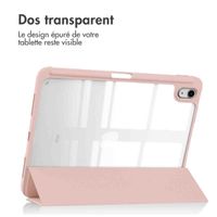 imoshion Coque tablette rigide Trifold Apple iPad 11 (2025) 11 pouces A16 / iPad 10 (2022) 10.9 pouces - Rose
