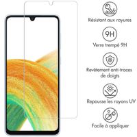 Selencia Protection d'écran en verre trempé Samsung Galaxy A34 (5G)