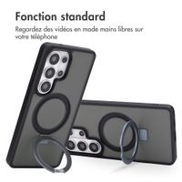 Accezz Coque Ring Stand avec MagSafe Samsung Galaxy S26 Ultra - Noir