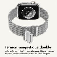 imoshion Bracelet magnétique milanais Apple Watch | 44/45/46/49 mm - Argent