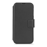 Decoded Portefeuille détachable 2 en 1 en cuir MagSafe Apple iPhone 17 - Noir
