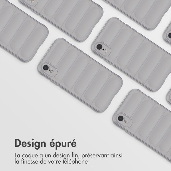 imoshion Coque arrière EasyGrip iPhone Xr - Gris