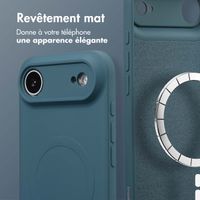 imoshion Coque Couleur avec MagSafe Apple iPhone Air - Bleu foncé