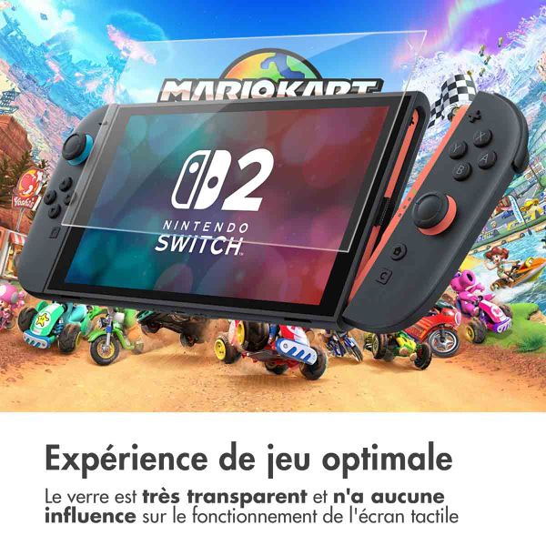imoshion Protection d'écran en verre trempé Nintendo Switch 2