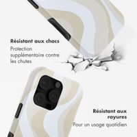 Selencia Coque arrière Vivid avec MagSafe Apple iPhone 16 Pro - Desert Waves Beige