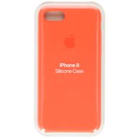 Apple Coque en silicone Apple iPhone SE (2022 / 2020) / 8 / 7 - Spicy Orange